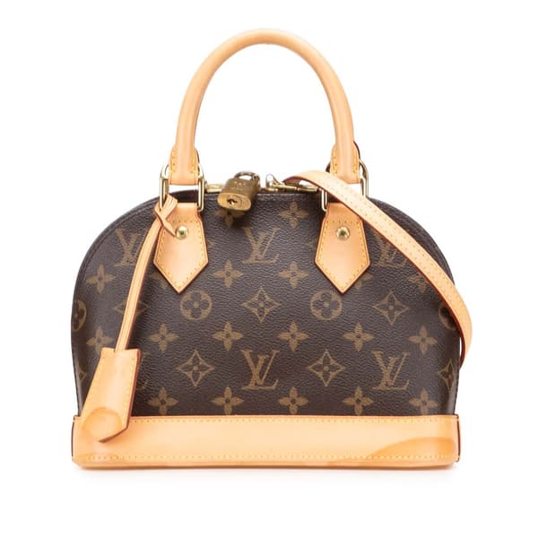 Pre-owned Louis Vuitton Monogram Alma BB Brown