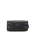 Miniatyrbild 3 av 10: Pre-owned Saint Laurent Baby Leather Monogram Cabas Satchel Black