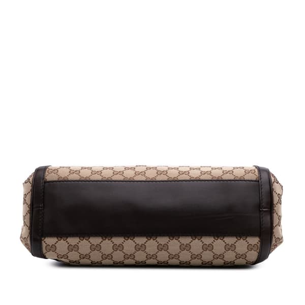 Pre-owned Gucci GG Canvas Scarlett Handbag Brown