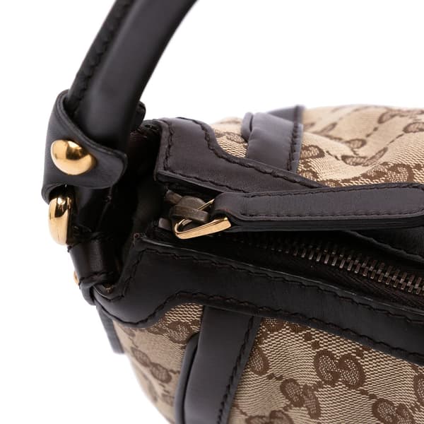 Pre-owned Gucci GG Canvas Scarlett Handbag Brown