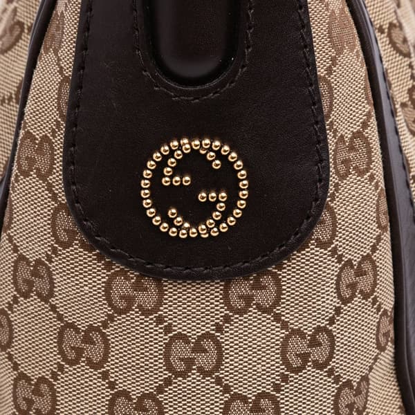 Pre-owned Gucci GG Canvas Scarlett Handbag Brown