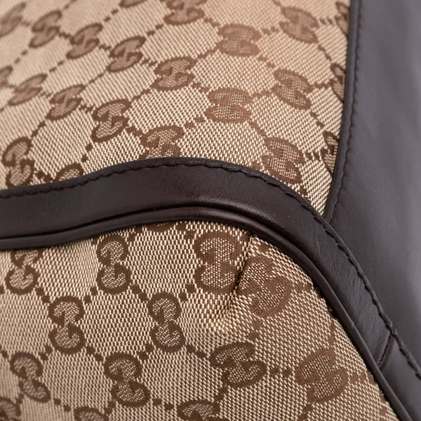 Pre-owned Gucci GG Canvas Scarlett Handbag Brown