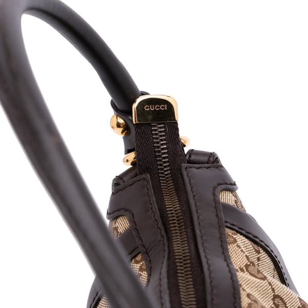 Pre-owned Gucci GG Canvas Scarlett Handbag Brown