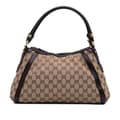Miniatyrbilde 1 av 10: Pre-owned Gucci GG Canvas Scarlett Handbag Brown