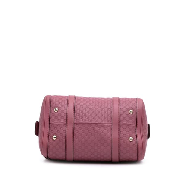Pre-owned Gucci Small Microguccissima Joy Boston Bag Pink