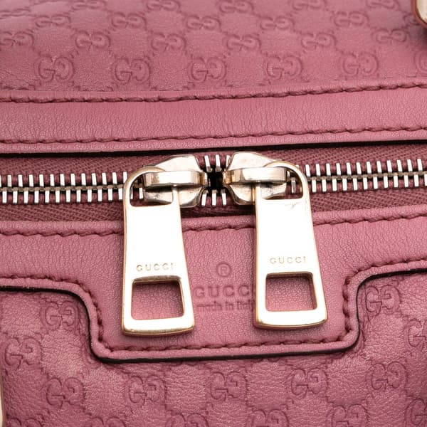 Pre-owned Gucci Small Microguccissima Joy Boston Bag Pink