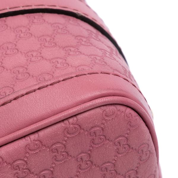 Pre-owned Gucci Small Microguccissima Joy Boston Bag Pink