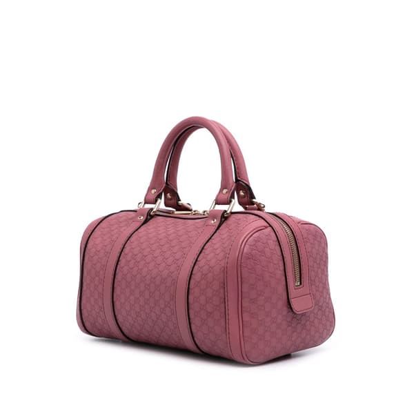 Pre-owned Gucci Small Microguccissima Joy Boston Bag Pink