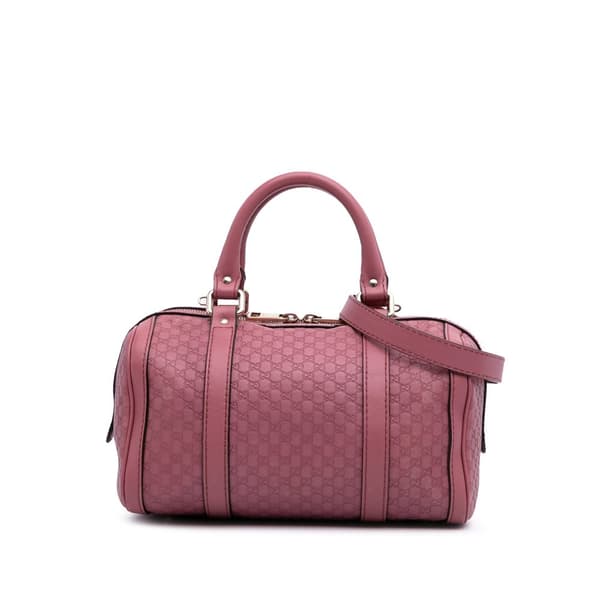 Pre-owned Gucci Small Microguccissima Joy Boston Bag Pink