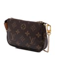 Miniatyrbillede 2 af 10: Pre-owned Louis Vuitton Monogram Mini Pochette Accessoires Brown