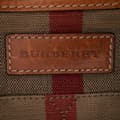 Miniatyrbild 6 av 10: Pre-owned Burberry Medium Mega Check Canvas Ashby Bucket Bag Brown