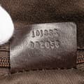 Miniatyrbild 6 av 10: Pre-owned Gucci GG Denim Handbag Brown