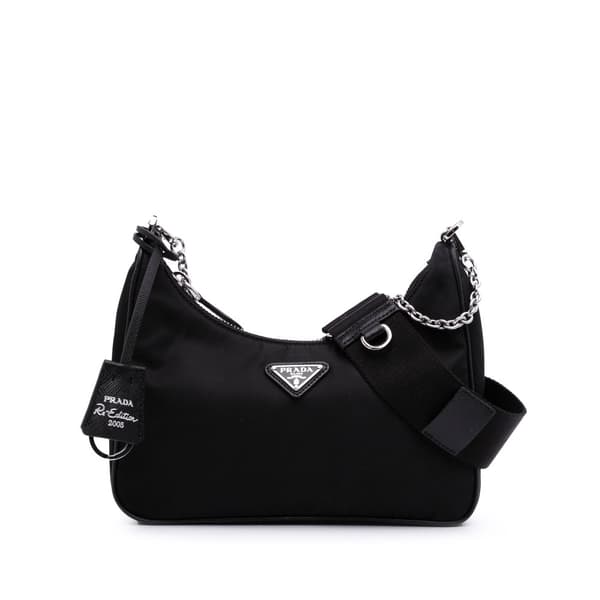Pre-owned Prada Re Nylon Re Edition 2005 Satchel Black