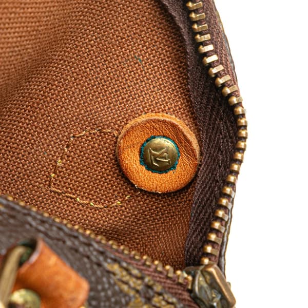 Pre-owned Louis Vuitton Monogram Nano Speedy Bandouliere Brown