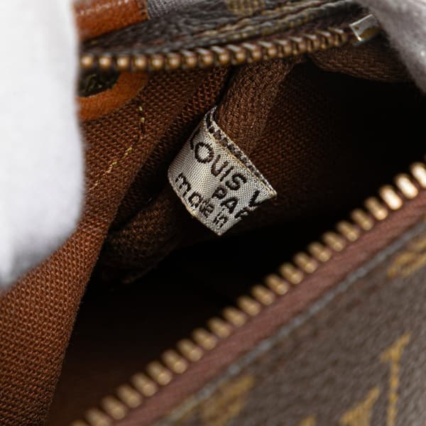 Pre-owned Louis Vuitton Monogram Nano Speedy Bandouliere Brown