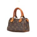 Pikkukuva 2 / 10: Pre-owned Louis Vuitton Monogram Nano Speedy Bandouliere Brown