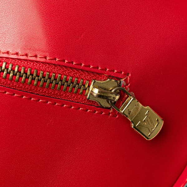 Pre-owned Louis Vuitton Epi Soufflot Red