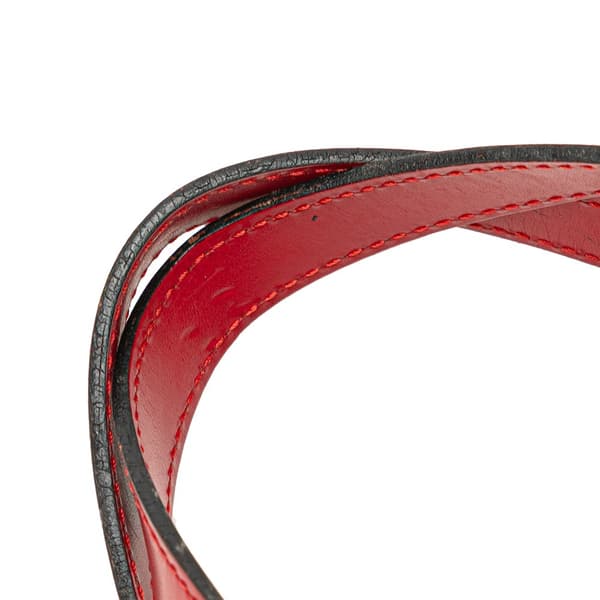 Pre-owned Louis Vuitton Epi Soufflot Red