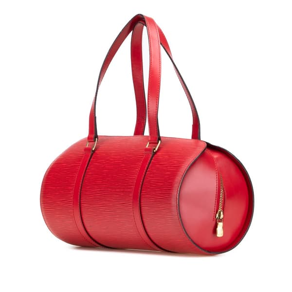 Pre-owned Louis Vuitton Epi Soufflot Red