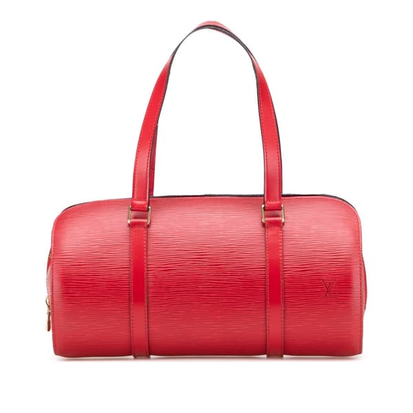 Pre-owned Louis Vuitton Epi Soufflot Red