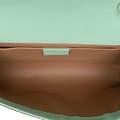 Miniatyrbild 4 av 10: Pre-owned Gucci Small Leather Zumi Satchel Green