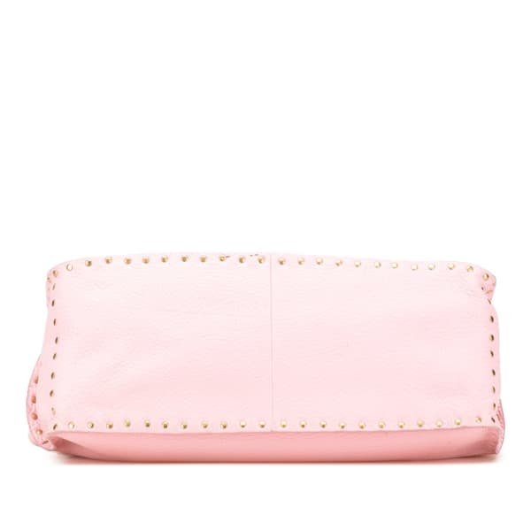 Pre-owned Celine Studded Leather Boogie Handbag Pink