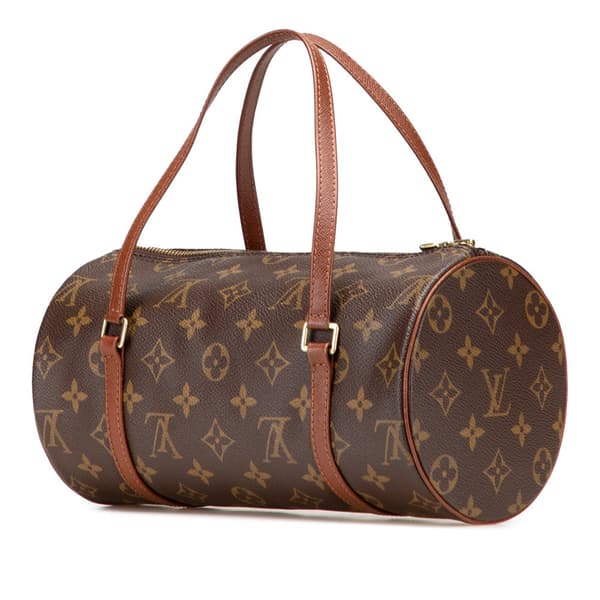 Pre-owned Louis Vuitton Monogram Papillon 26 Brown