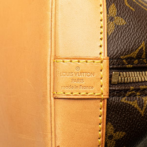 Pre-owned Louis Vuitton Monogram Alma PM Brown