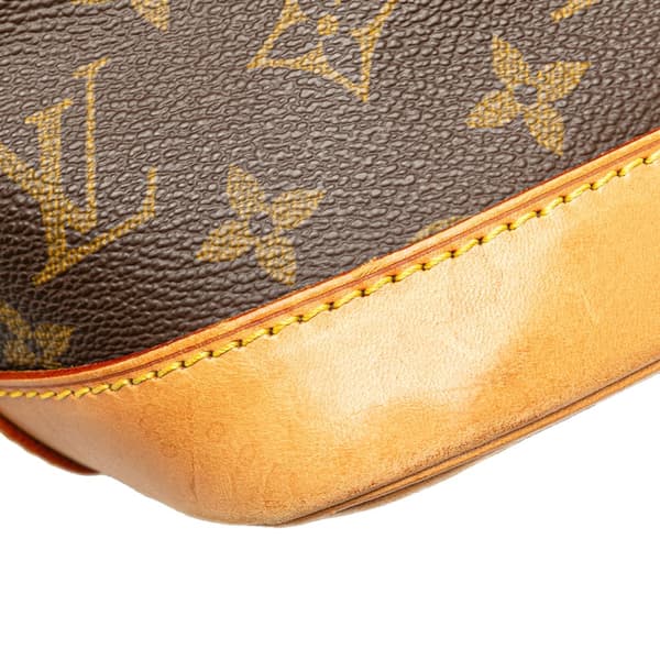 Pre-owned Louis Vuitton Monogram Alma PM Brown