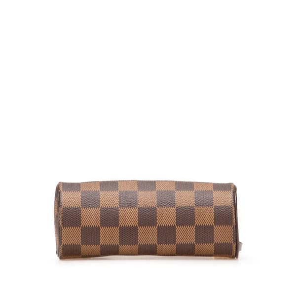 Pre-owned Louis Vuitton Damier Ebene Papillon Pochette Brown