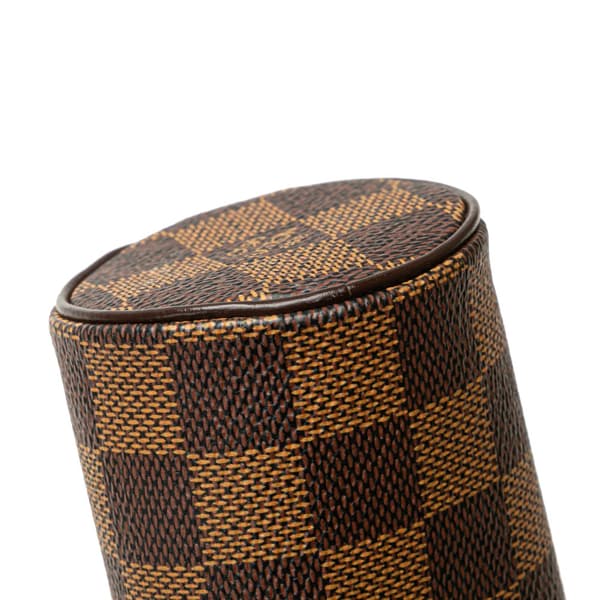 Pre-owned Louis Vuitton Damier Ebene Papillon Pochette Brown