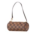 Miniatyrbillede 2 af 10: Pre-owned Louis Vuitton Damier Ebene Papillon Pochette Brown