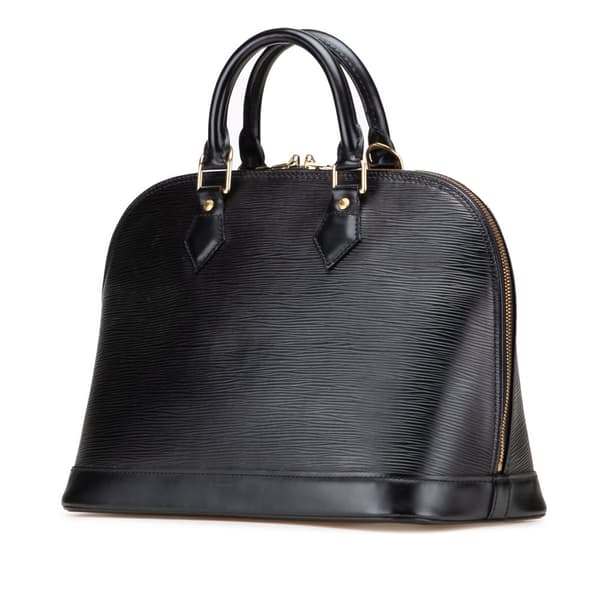 Pre-owned Louis Vuitton Epi Alma PM Black