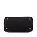 Miniatyrbild 3 av 10: Pre-owned Prada Small Canvas Canapa Logo Satchel Black