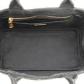Miniatyrbild 4 av 10: Pre-owned Prada Small Canvas Canapa Logo Satchel Black
