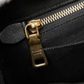 Miniatyrbild 8 av 10: Pre-owned Prada Small Canvas Canapa Logo Satchel Black