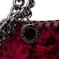Miniatyrbild 8 av 10: Pre-owned Stella McCartney Mini Velvet Falabella Satchel Red