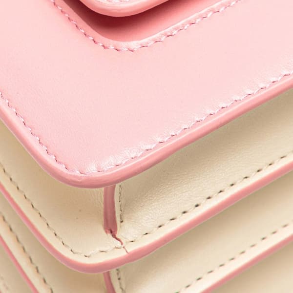 Pre-owned Bvlgari Limited Edition Calfskin Serpenti Forever Chain Top Handle Bag Pink