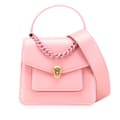 Miniatyrbilde 1 av 10: Pre-owned Bvlgari Limited Edition Calfskin Serpenti Forever Chain Top Handle Bag Pink