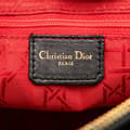 Miniatyrbillede 5 af 10: Pre-owned Dior Medium Lambskin Cannage Lady Dior Black