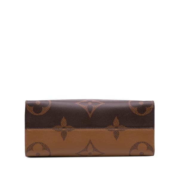 Pre-owned Louis Vuitton Monogram Giant OnTheGo MM Brown