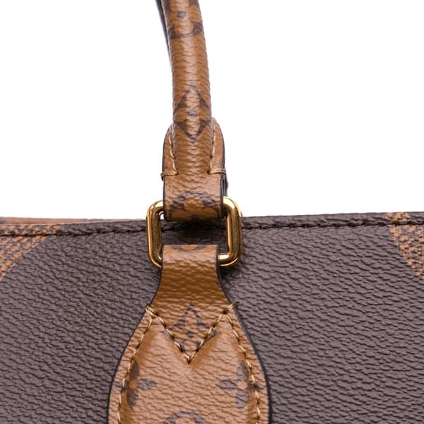 Pre-owned Louis Vuitton Monogram Giant OnTheGo MM Brown