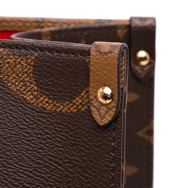 Pre-owned Louis Vuitton Monogram Giant OnTheGo MM Brown