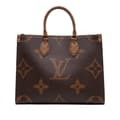 Pikkukuva 1 / 7: Pre-owned Louis Vuitton Monogram Giant OnTheGo MM Brown