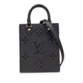 Pikkukuva 1 / 10: Pre-owned Louis Vuitton Monogram Empreinte Petit Sac Plat Black