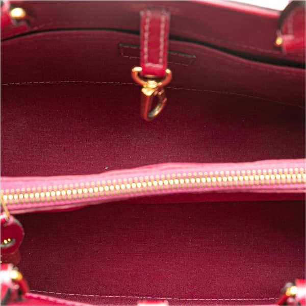 Pre-owned Louis Vuitton Monogram Vernis Montaigne BB Pink