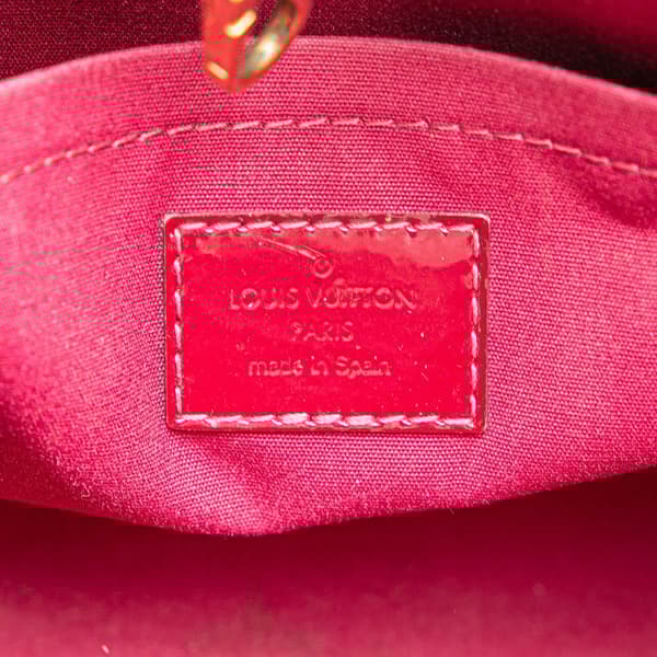 Pre-owned Louis Vuitton Monogram Vernis Montaigne BB Pink