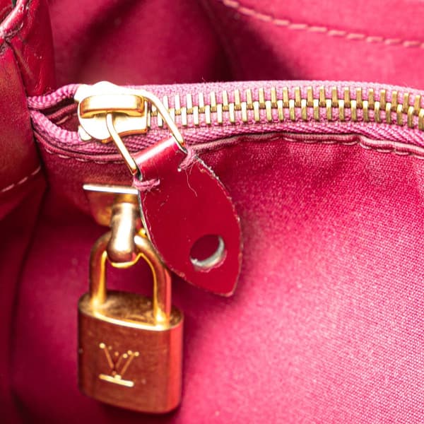 Pre-owned Louis Vuitton Monogram Vernis Montaigne BB Pink