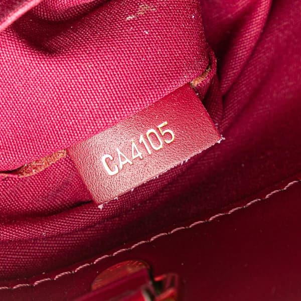 Pre-owned Louis Vuitton Monogram Vernis Montaigne BB Pink