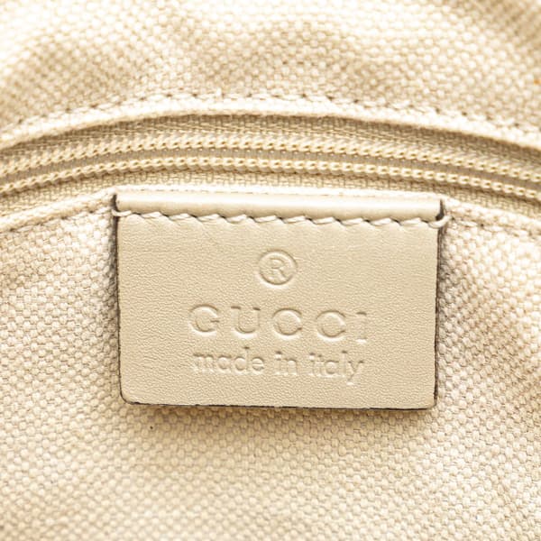 Pre-owned Gucci GG Canvas Sukey Satchel Brown